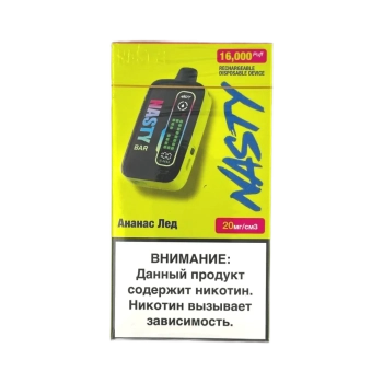 Эл. сиг. NASTY BAR D16Ki 16000 Pineapple Ice / Ананас лед 2 %
