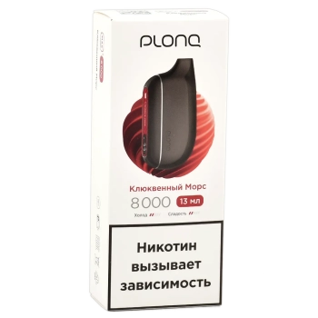 Эл. сиг. PLONQ MAX S 8000 Клюквенный морс 2%