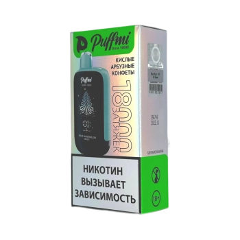 Эл. сиг. PUFFMI DURA 18000 Кислые арбузные конфеты /Sour Watermelon Candy 2 %