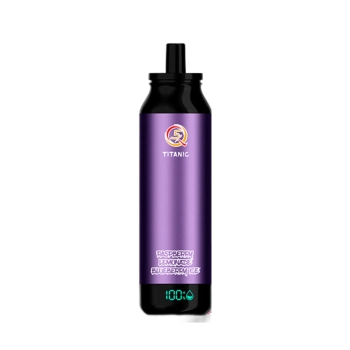 Эл. сиг. Q5 TITANIC 14000 Малиновый лимонад Черничный лед /Raspberry Lemonade Blueberry Ice 2 %