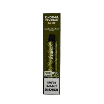 Эл. сиг. TIKOBAR X VISHBAR 5000 Киви Маракуйя Гуава / Kiwi Passion Fruit Guava 2%