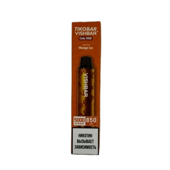 Эл. сиг. TIKOBAR X VISHBAR 5000 Манго Лед / Mango Ice 2%
