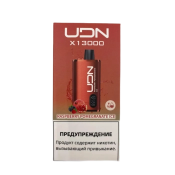 Эл. сиг. UDN X 13000 Raspberry Pomegranate Ice 2 %