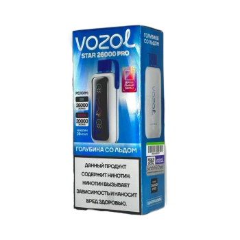 Эл. сиг. VOZOL STAR PRO 26000 Голубика со льдом 2 %