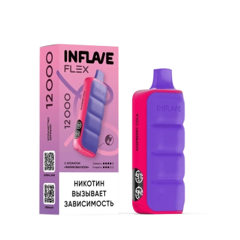 Эл. сиг. INFLAVE FLEX 12000 Малиновая кола 2%