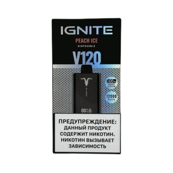 Эл. сиг. IGNITE V 120 12000 Peach Ice 2%