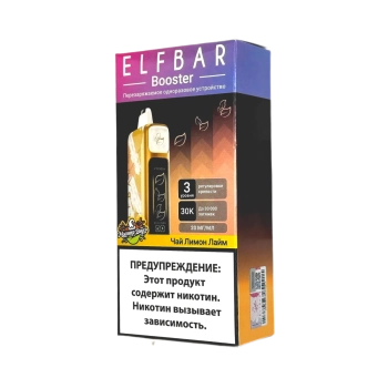 Эл. пароген. ELFBAR 30000 Чай лимон лайм (рег-ка крепости)