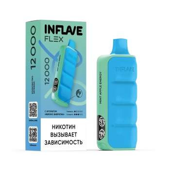 Эл. сиг. INFLAVE FLEX 12000 Яблоко энергетик 2%
