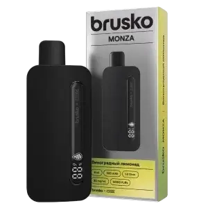 Эл. сиг. BRUSKO MONZA BY CRZ 12000 Виноградный лимонад / Grape Lemonade 2%