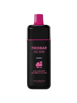 Эл. сиг. TIKOBAR KIKI 7000 Ice Grape Bubble Gum (Ледяная виноградная жвачка) 0%