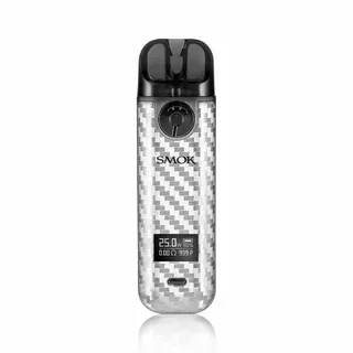 Устройство SMOK Novo 4 Pod 800mAh 25W Kit Silver Carbon Fiber SMOK-083F