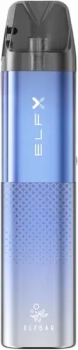Устройство ELFBAR ELFX KIT SE Синий + 2 картр. по 3мл (0,6 Ом и 0,8 Ом)