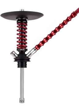 Кальян MAMAY CUSTOMS Coilover Micro чёрно-красный лак (без колбы)