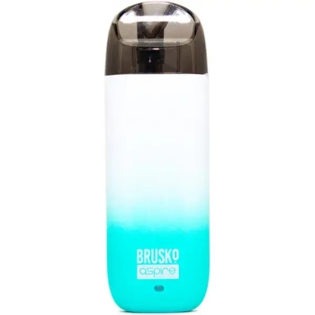Устройство BRUSKO MINICAN 2, 400 mAh, бирюзово-белый градиент