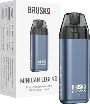 POD-система BRUSKO Minican Legend Дымчатый сапфир