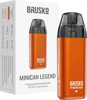 POD-система BRUSKO Minican Legend Оранжевый марс
