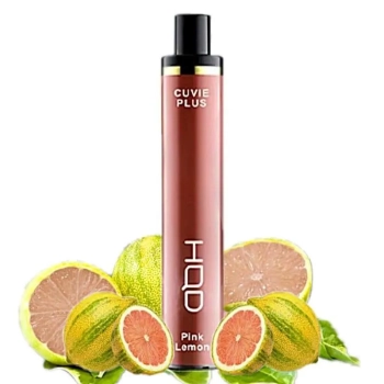 HQD Cuvie Plus оригинал - Pink Lemon (Розовый лимонад), 1200 затяжек, 20 мг(2%)