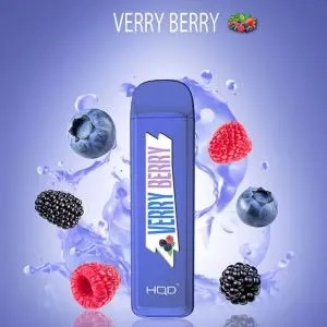 HQD Mega - Verry Berry оригинал (Ягодный Фреш), 1800 затяжек, 20 мг(2%)