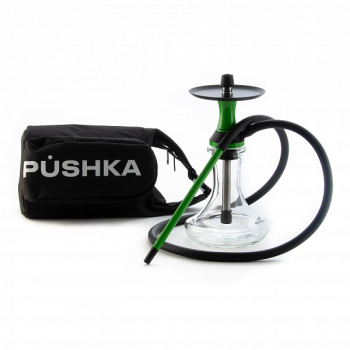 Кальян ПУШКА MINI зелёный + колба