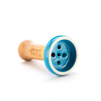 Чашка Облако Black Glaze Top 01 голубая в точку