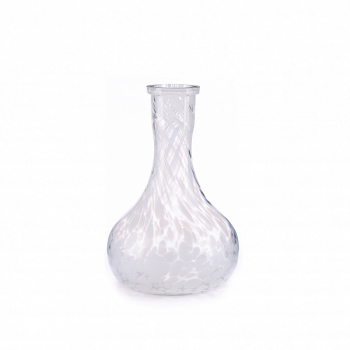 Колба Daly капля белая крошка (с бортом)