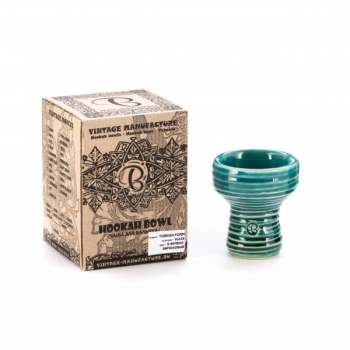 Чашка VINTAGE Glaze Turkish Form зелёно-бирюзовая