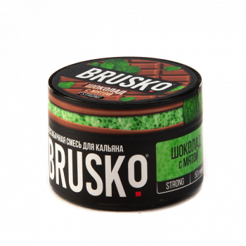 BRUSKO STRONG Шоколад с мятой 50гр