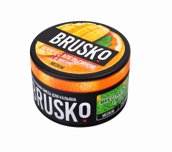 BRUSKO MEDIUM Манго с апельсином и мятой 250гр