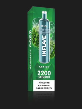 INFLAVE PLUS Кактус (2200 затяжек)