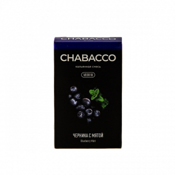 Chabacco MEDIUM Blueberry mint 50гр