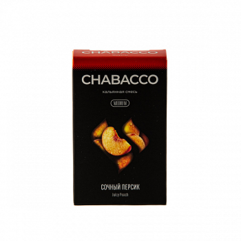 Chabacco MEDIUM Juicy peach 50гр