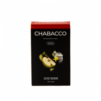Chabacco MEDIUM White apple 50гр