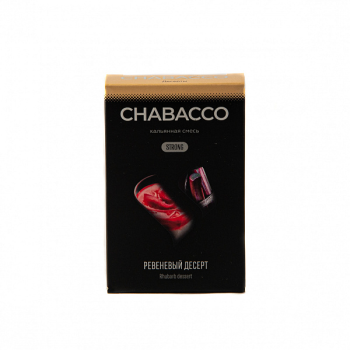 Chabacco STRONG Rhubarb dessert 50гр
