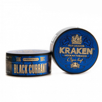 Табак для кальяна Kraken Medium Seco Blackcurrant 100гр