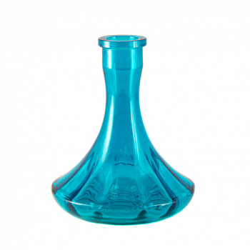 Колба Daly бирюзовая рифлёная (с бортом)