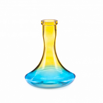 Колба Daly жёлто-голубая (с бортом)