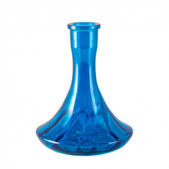 Колба Daly синяя рифлёная (с бортом)