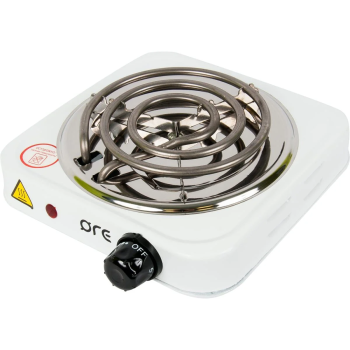 Плитка электрическая настольная ORE СВ30, 21 см, цвет белый