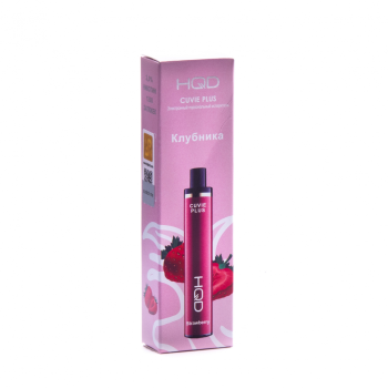 Одноразовая электронная система HQD Cuvie Plus №22 Strawberry (1200 затяжек)