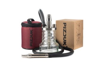Кальян Pizduk Hookah (bordeaux-bag) прозрачная колба