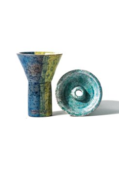 Чашка Tortuga Марта глазурь салатовая в крапинку