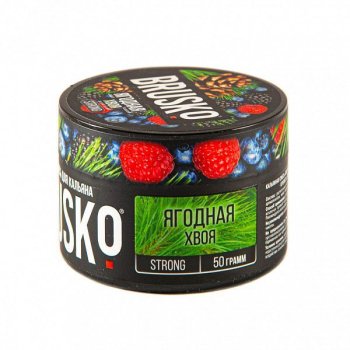 Табак для кальяна BRUSKO STRONG Ягодная хвоя 50гр