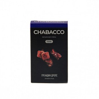 Табак для кальяна Chabacco Mix STRONG Grenadine drops 50гр
