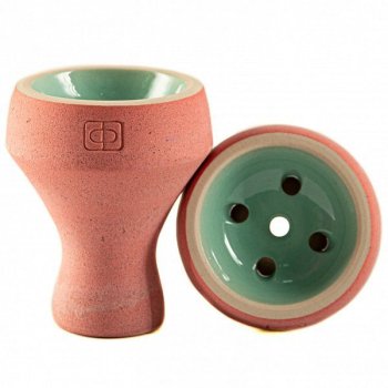 Чашка Форма Турка Бетон красный / салатовый