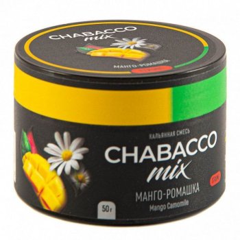 Табак для кальяна Chabacco Mix STRONG Mango chamomile 50гр