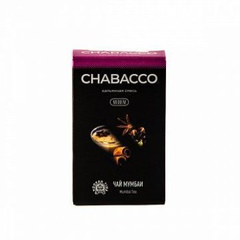 Табак для кальяна Chabacco MEDIUM Mumbai tea 50гр