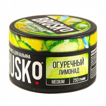 Табак для кальяна BRUSKO MEDIUM Огуречный лимонад 250гр
