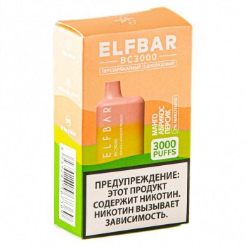 ELF BAR Mango Apricot Peach (3000 затяжек) 20 мг