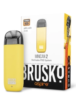 Электронная система BRUSKO Minican 2 (400 mAh) жёлтый