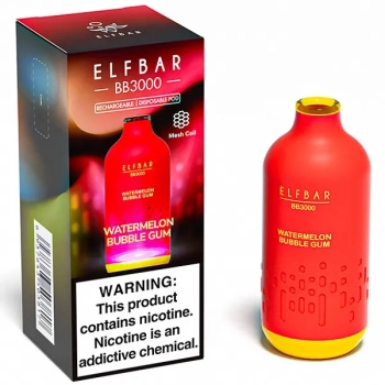 ELF BAR BB Watermelon Bubble Gum (3000 затяжек) 20 мг